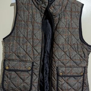 Plaid Quilted Vest